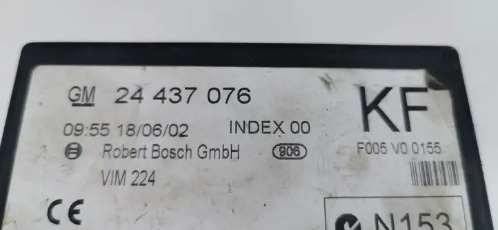 Opel Zafira B (2003 - 2006) 24437076KF Модуль комфорта — фото 3
