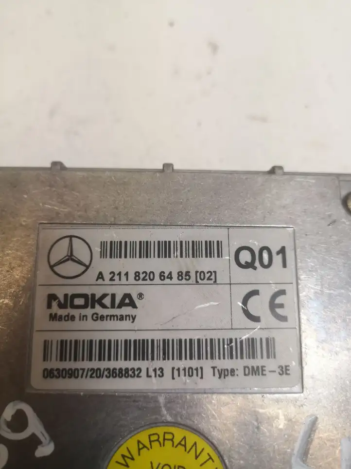 Mercedes-Benz S W220 (1998 - 2006) A2118206485 Блок GSM — фото 3