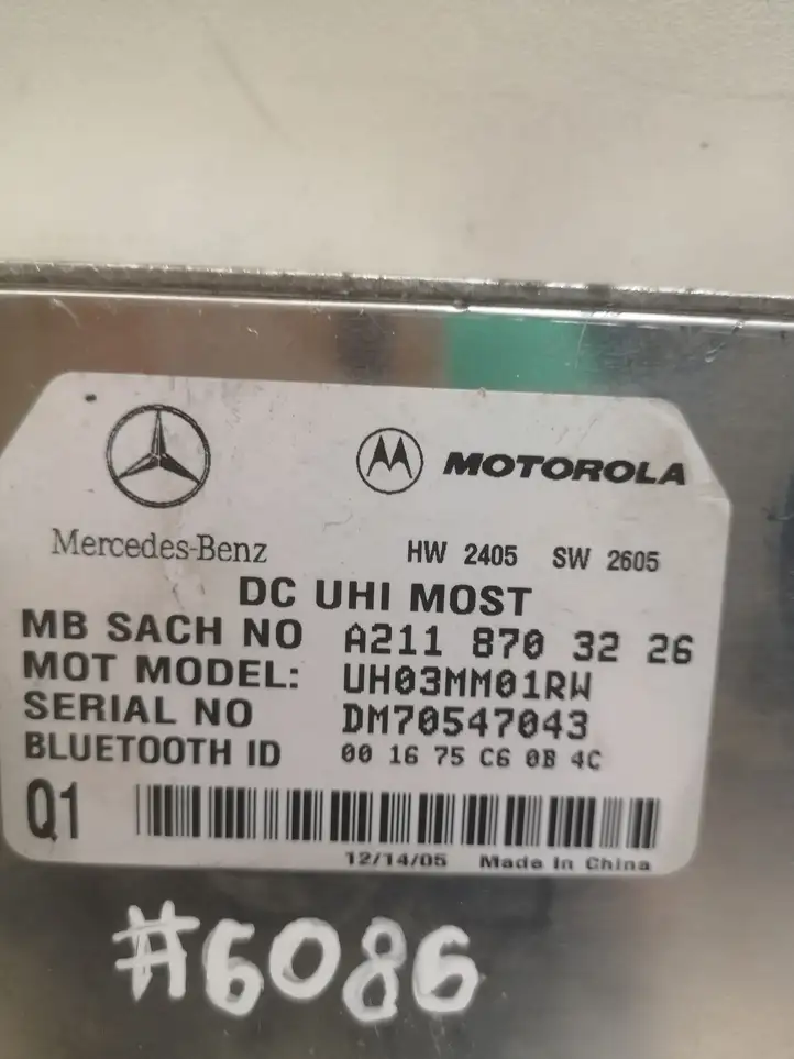 Mercedes-Benz CLK A209,C209 (2002 - 2009) A2118703226 Bluetooth модуль — фото 4