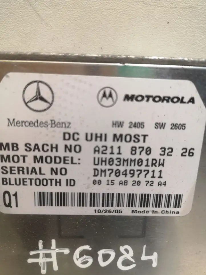 Mercedes-Benz ML W164 (2005 - 2011) A2118703226 Bluetooth модуль — фото 4