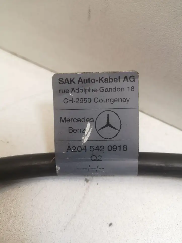 Mercedes-Benz C W204 (2007 - 2014) A2045420918 Минусовой провод аккумулятора — фото 4