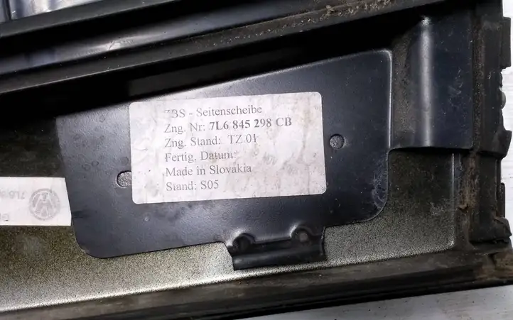 Volkswagen Touareg I (2002 - 2010) 7L6845298CB Заднее боковое стекло — фото 4