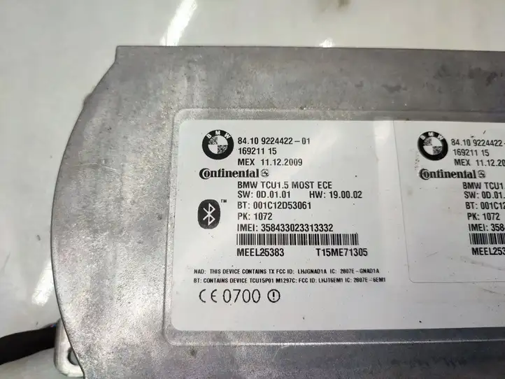 BMW 5 E60 E61 (2004 - 2010) 9224422 Bluetooth модуль — фото 4