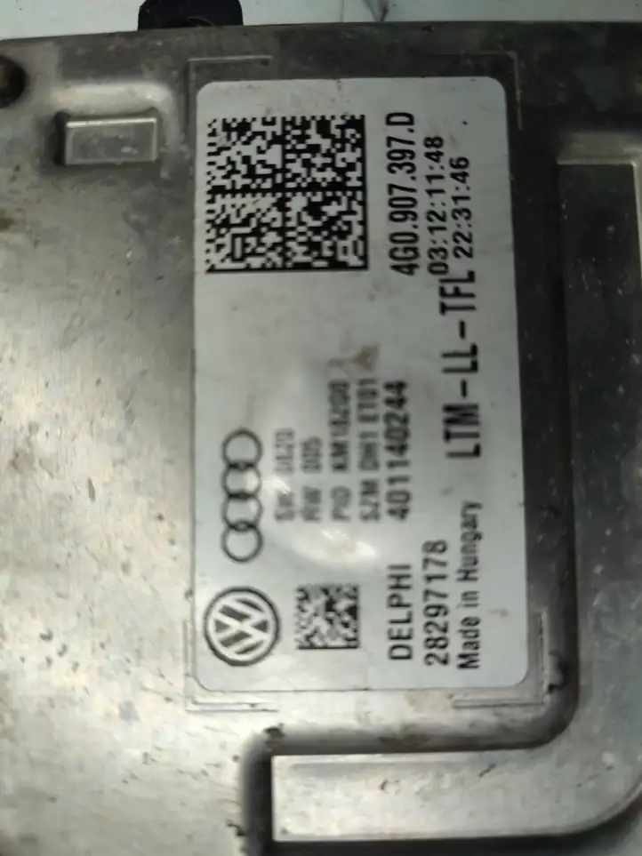 Audi A6 C7 (2011 - 2014) 4G0907397D Блок розжига ксенона — фото 3