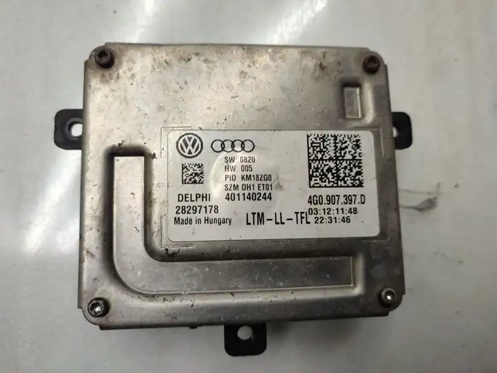 Audi A6 C7 (2011 - 2014) 4G0907397D Блок розжига ксенона — фото 4