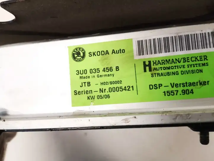 Skoda Superb B5 (3U) (2001 - 2008) 3u0035456b Усилитель звука — фото 3