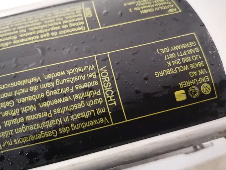 Volkswagen Bora (1998 - 2005) 1j0880204k Подушка безопасности пассажира — фото 3
