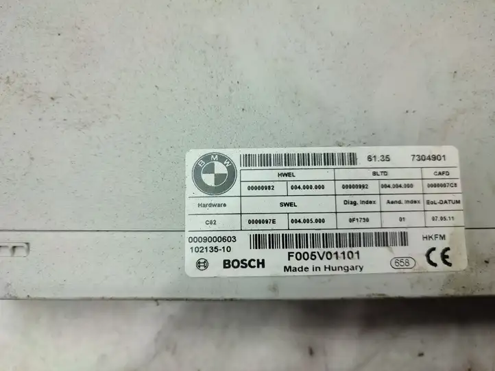 BMW 5 F10 F11 (2009 - 2016) 7304901 Гидравлика крышки багажника — фото 8