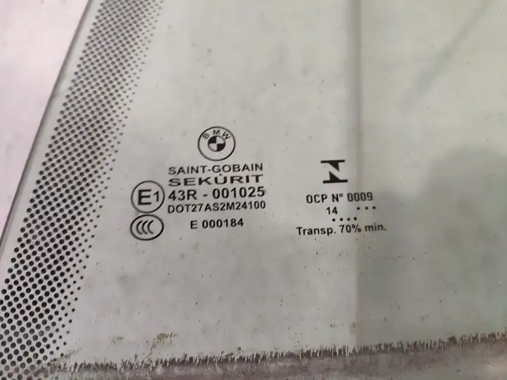 BMW 3 GT F34 (2013 - 2017) 7291421 Стекло задней двери — фото 5