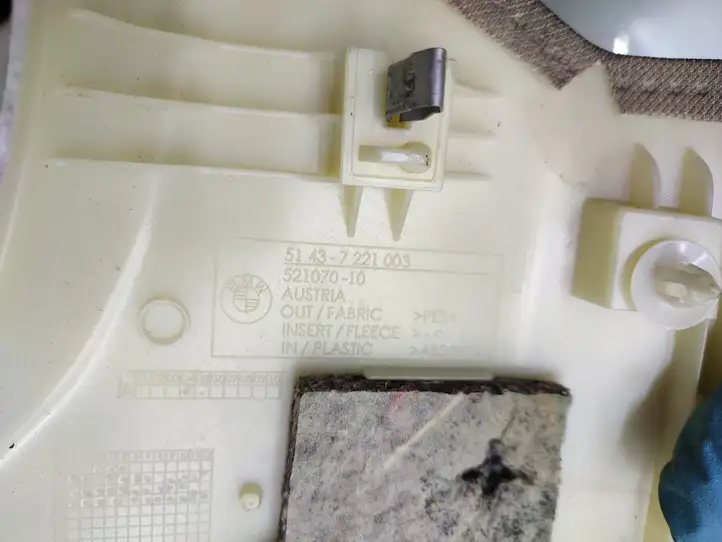 BMW 3 F30 F35 F31 (2012 - 2018) 7221003 Обшивка стойки C — фото 6