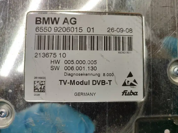 BMW 7 F01 (2008 - 2016) 9206015 Модуль управления видео — фото 4