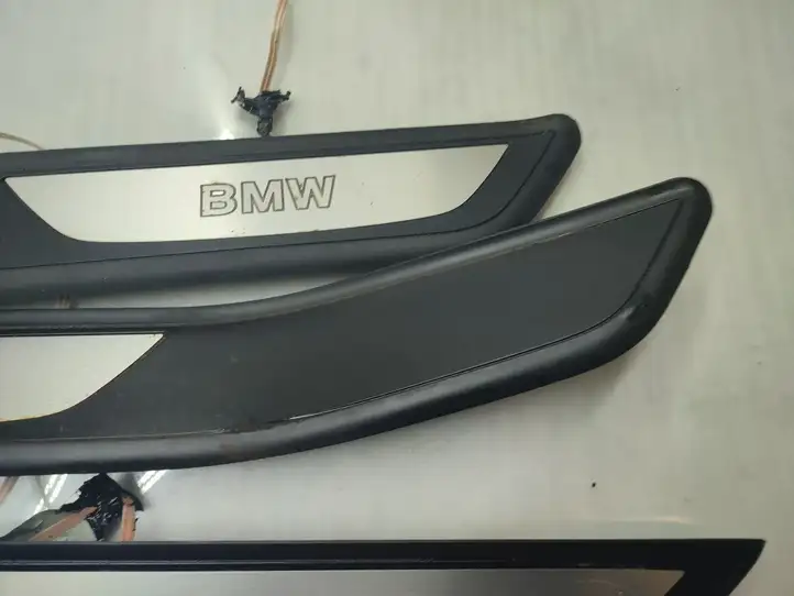 BMW 7 F01 (2008 - 2016) 7181012 Внутренняя обшивка порога (комплект) — фото 12
