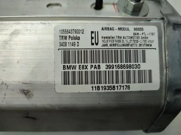 BMW 1 E81 E87 (2004 - 2011) 34081149D Подушка безопасности пассажира — фото 5
