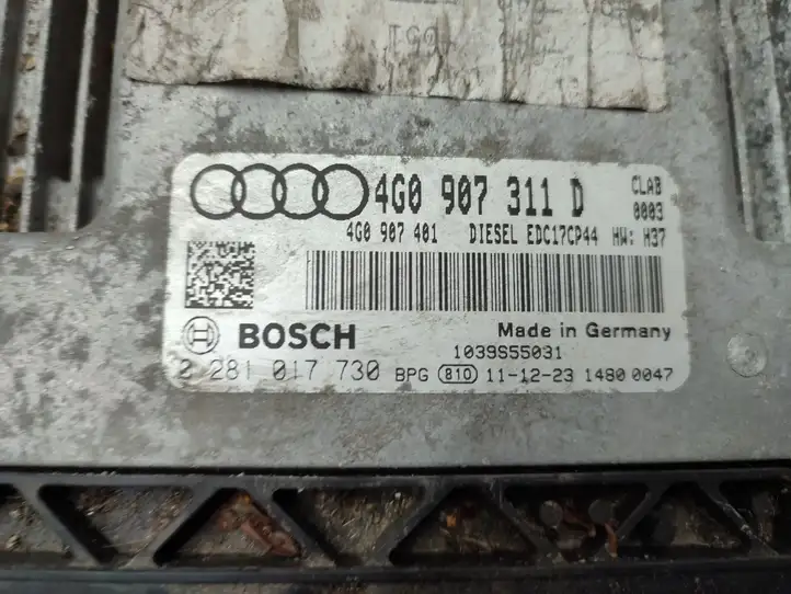 Audi A6 C7 (2011 - 2014) 4G0907311D Блок управления двигателем (ЭБУ) — фото 4