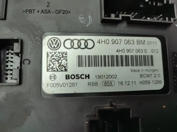 Audi A6 C7 (2011 - 2014) 4H0907063BM Модуль комфорта — фото 4