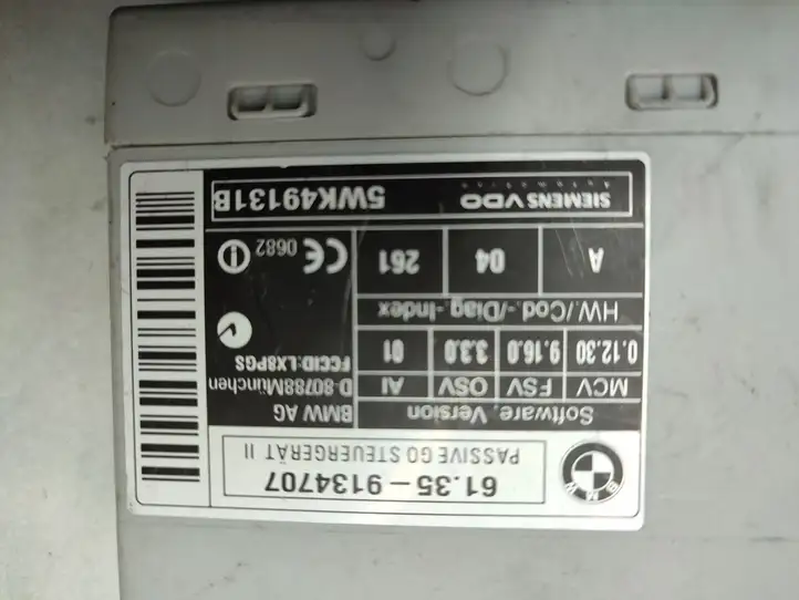 BMW X5 E70 (2006 - 2013) 9134707 Блок бесключевого доступа — фото 4