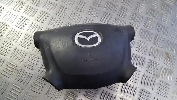 Mazda 323 F (1994 - 2000) b25f57k00 Подушка безопасности руля — фото 1