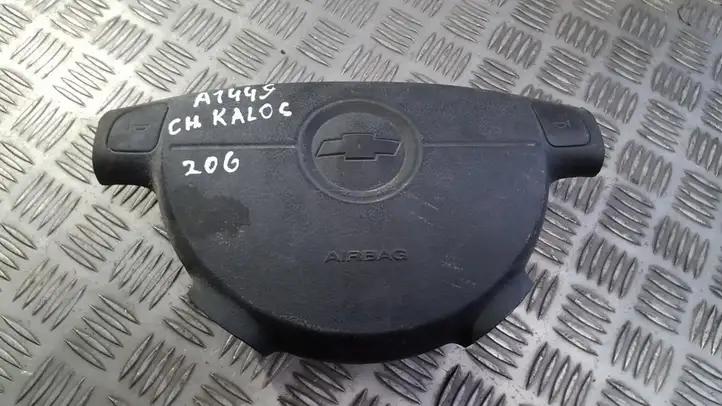 Chevrolet Kalos (2003 - 2008) 963995035 Подушка безопасности руля — фото 1