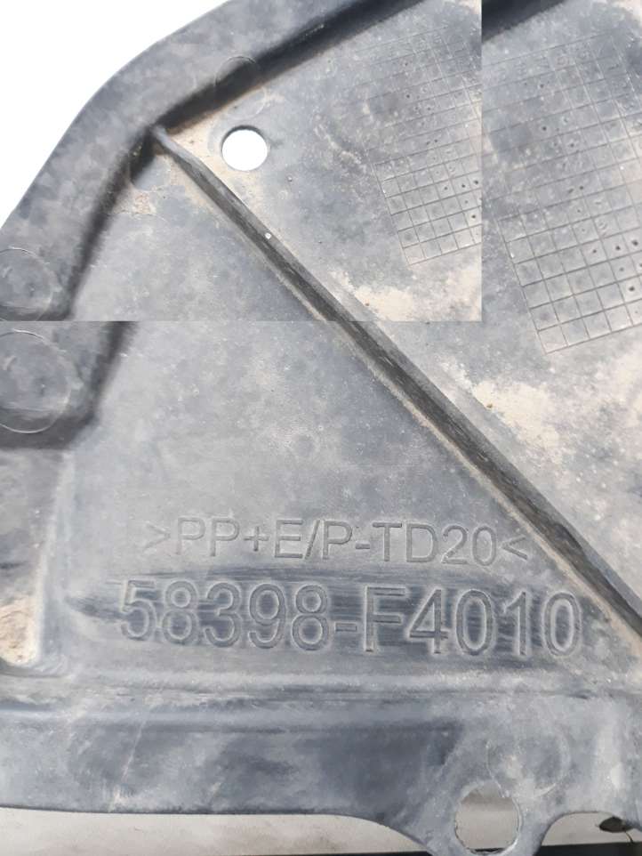 Toyota C-HR (2016 - 2022)  58398F4010 Защита дна заднего бампера