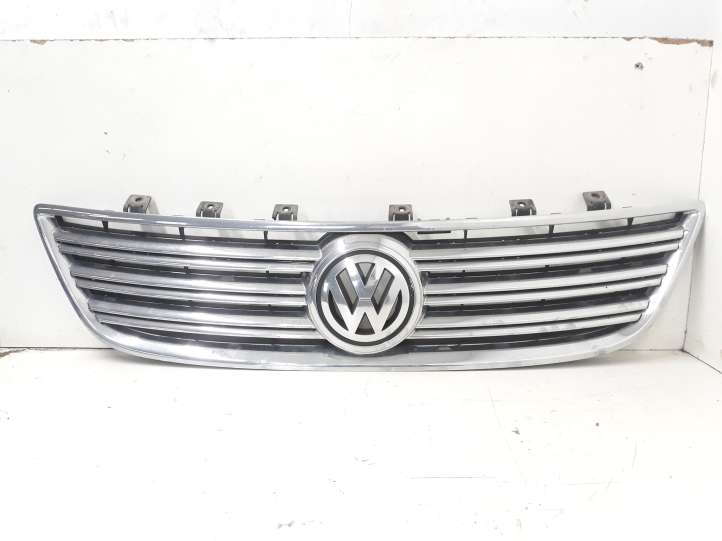 Volkswagen Phaeton (2002 - 2008)  3D0853653 Передняя решётка