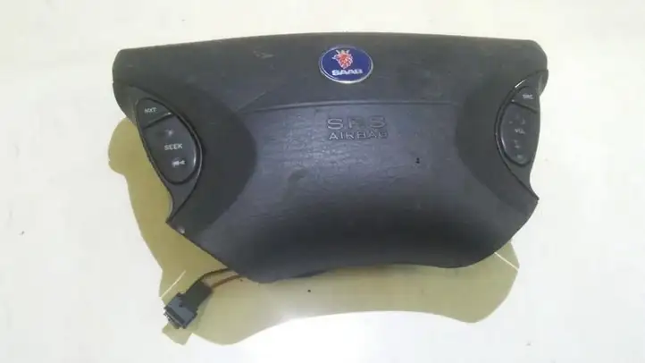 Saab 9-3 Ver1 (1998 - 2005) 600307800 Подушка безопасности руля — фото 1