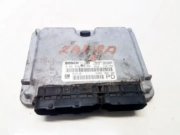 Opel Zafira A (1999 - 2003) 0281010268 Блок управления двигателем (ЭБУ) — фото 1