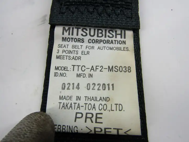 Mitsubishi L200 (2006 - 2014) Передний ремень безопасности — фото 4