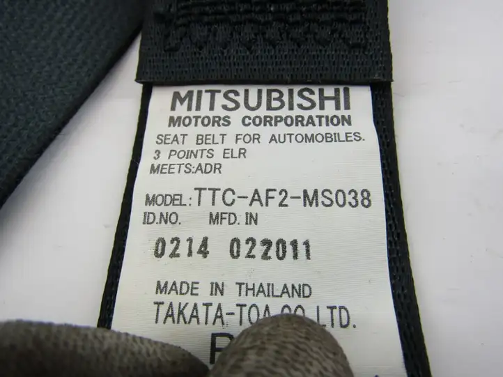 Mitsubishi L200 (2006 - 2014) Передний ремень безопасности — фото 5