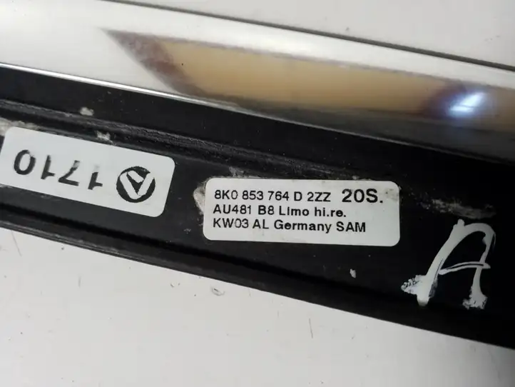 Audi A4 S4 B8 8K (2007 - 2011) 8K0853764D Молдинги задней двери — фото 2