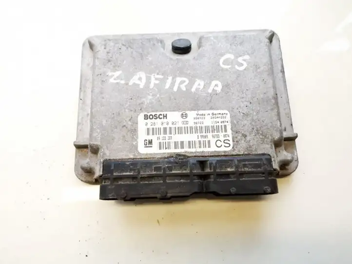 Opel Zafira A (1999 - 2003) 0281010021 Блок управления двигателем (ЭБУ) — фото 1