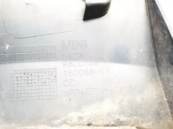 Mini Cooper Countryman R60 (2010 - 2016) 9800769 Задняя колесная арка — фото 3