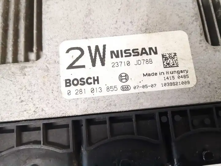 Nissan Qashqai (2006 - 2010) 23710jd78b Блок управления двигателем (ЭБУ) — фото 2