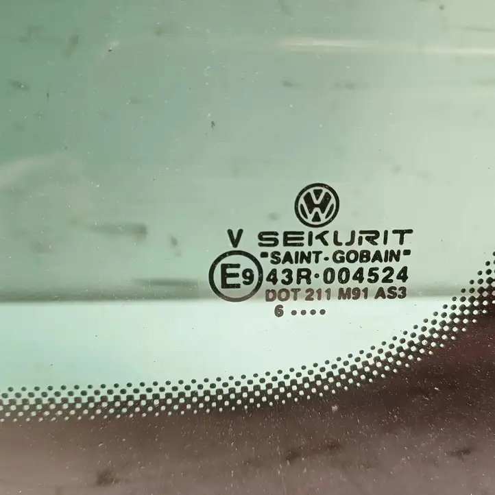 Volkswagen Transporter - Caravelle T5 (2003 - 2009) 7H1845331G Заднее боковое стекло — фото 8
