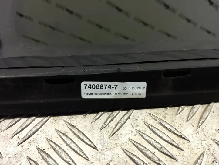 BMW X1 F48 F49 (2015 - 2022) 7406874 Заднее боковое стекло — фото 2
