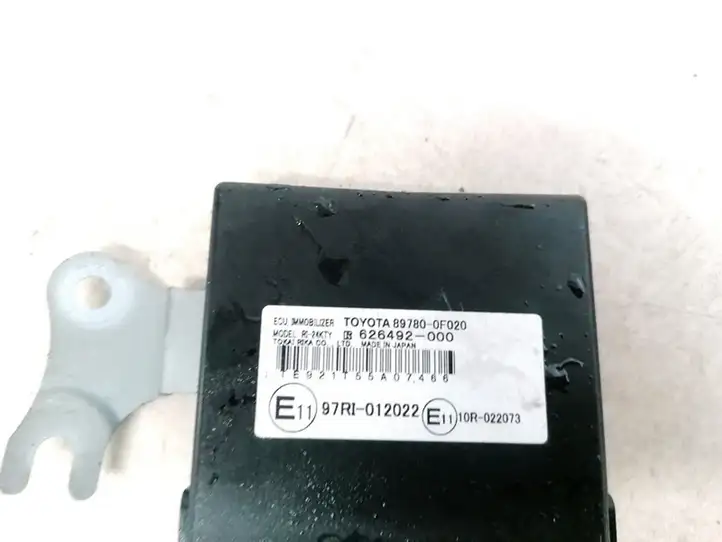 Toyota Corolla Verso AR10 (2004 - 2009) 897800F020 Блок иммобилайзера — фото 3