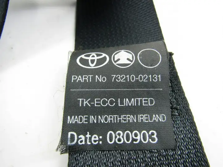 Toyota Corolla E120 E130 (2000 - 2004) Передний ремень безопасности — фото 4