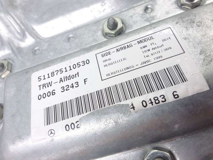 Mercedes-Benz S W220 (1998 - 2006)  511875110530 Подушка безопастности передней двери