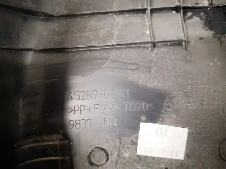 Toyota Avensis T270 (2009 - 2012) 4528705141 Обшивка рулевой колонки — фото 2