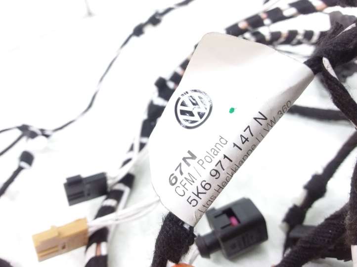 Volkswagen Golf VI (2009 - 2013)  5K6971147N Проводка крышки багажника