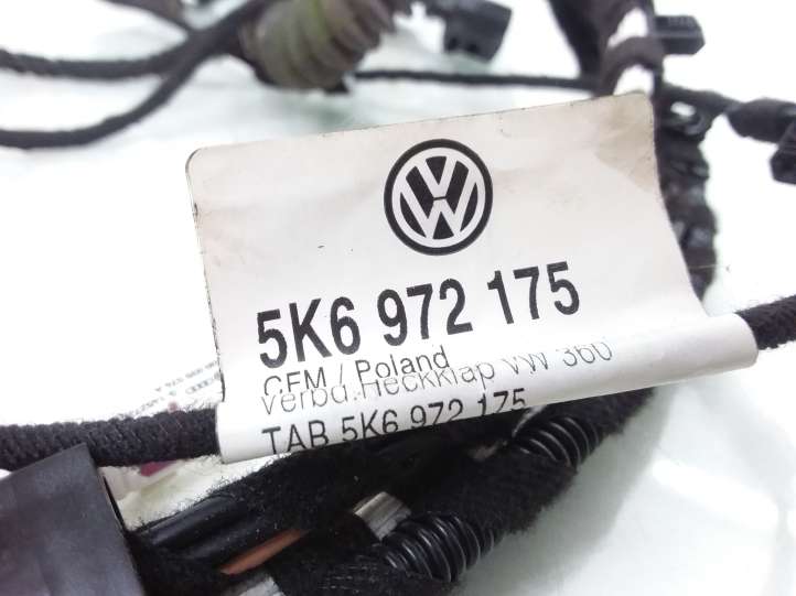 Volkswagen Golf VI (2009 - 2013)  5K6971147N Проводка крышки багажника