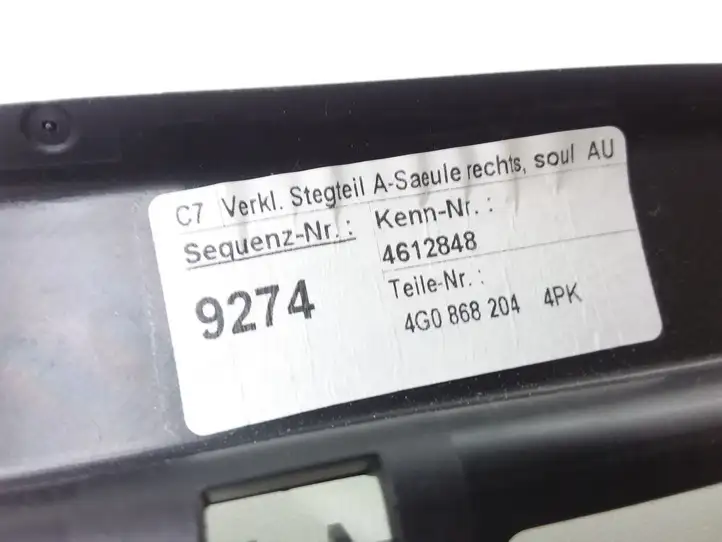 Audi A6 C7 (2011 - 2014) 4G0868204 Прочие детали салона — фото 3