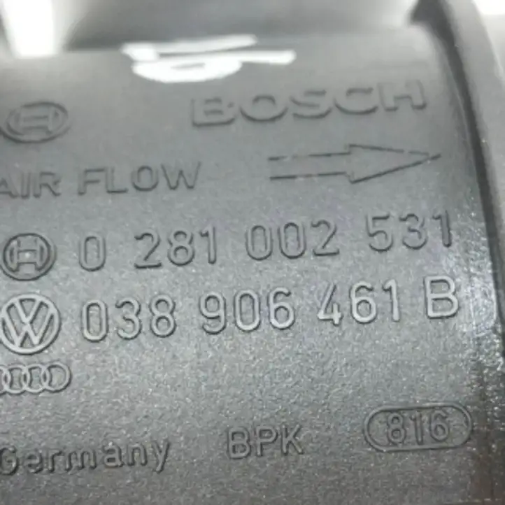 Volkswagen Golf Plus (2004 - 2008) 038906461B Датчик массового расхода воздуха — фото 6