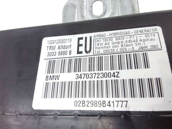 BMW 3 E46 (1998 - 2005)  34703723005Z Подушка безопастности передней двери