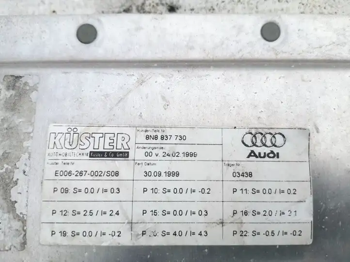 Audi TT Mk1 (2003 - 2006) 8n8837730 Стеклоподъемник передней двери (комплект) — фото 2