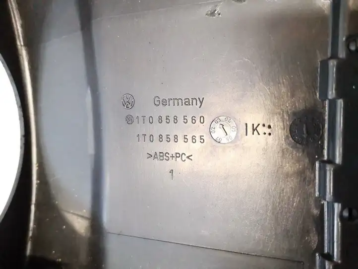 Volkswagen Touran I (2003 - 2010) 1t0858560 Обшивка рулевой колонки — фото 3