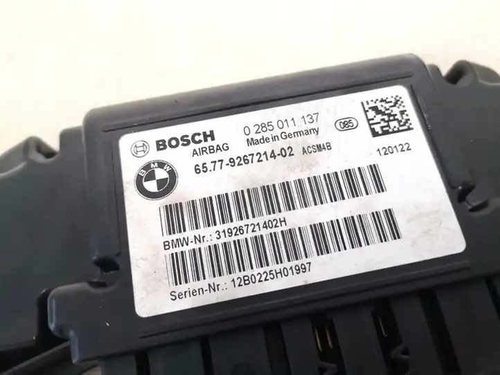 BMW 3 F30 F35 F31 (2012 - 2018) 65779267214 Блок управления SRS — фото 2