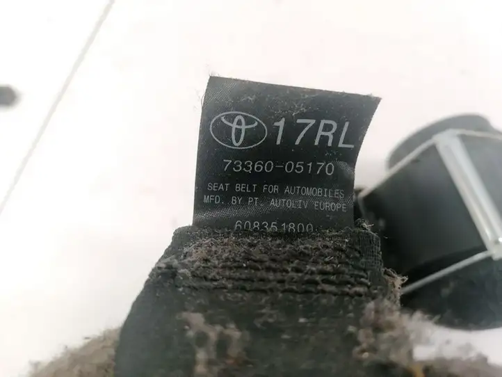 Toyota Avensis T270 (2012 - 2015) 7336005170 Задний ремень безопасности — фото 3
