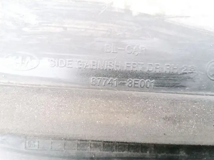 Kia Sorento (2002 - 2006) 877413E001 Молдинг передней двери — фото 3