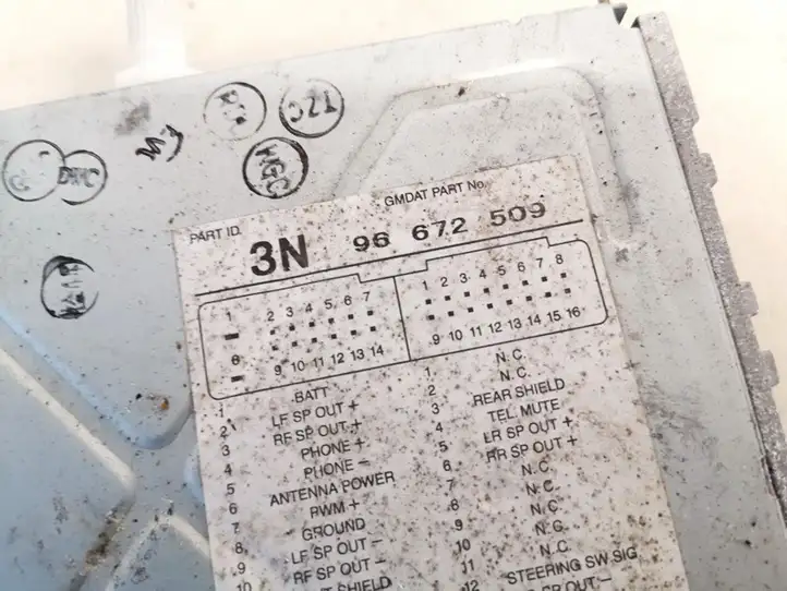 Chevrolet Captiva (2006 - 2011) 96672509 Магнитола / мультимедийная система — фото 2
