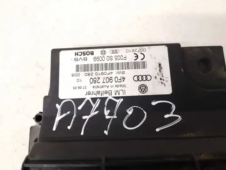 Audi A6 S6 C6 4F (2004 - 2008) 4f0907280 Модуль комфорта — фото 2